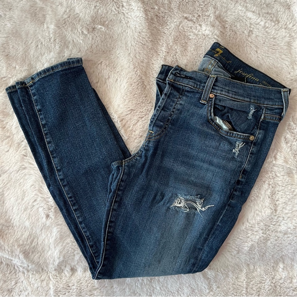 7 for all mankind - Josefina Slim Boyfriend Jeans